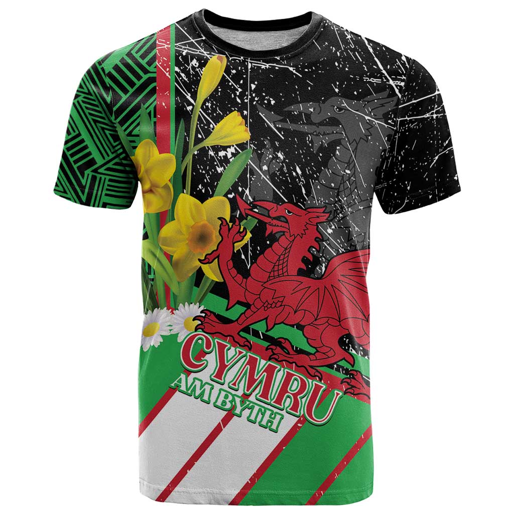 Wales Saint David's Day T Shirt Cymru Am Byth Welsh Dragon - Wonder Print Shop