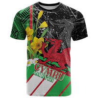 Wales Saint David's Day T Shirt Cymru Am Byth Welsh Dragon - Wonder Print Shop