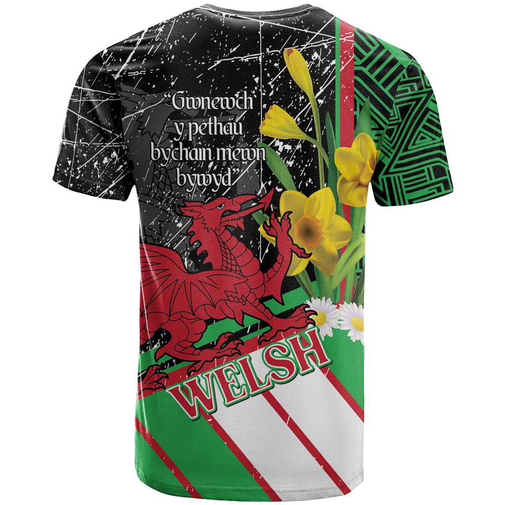 Wales Saint David's Day T Shirt Cymru Am Byth Welsh Dragon - Wonder Print Shop