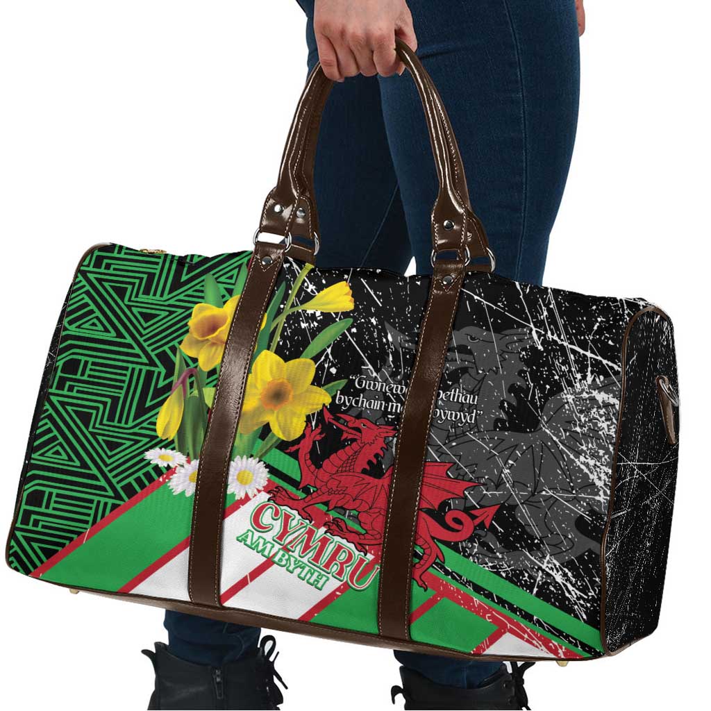 Wales Saint David's Day Travel Bag Cymru Am Byth Welsh Dragon - Wonder Print Shop