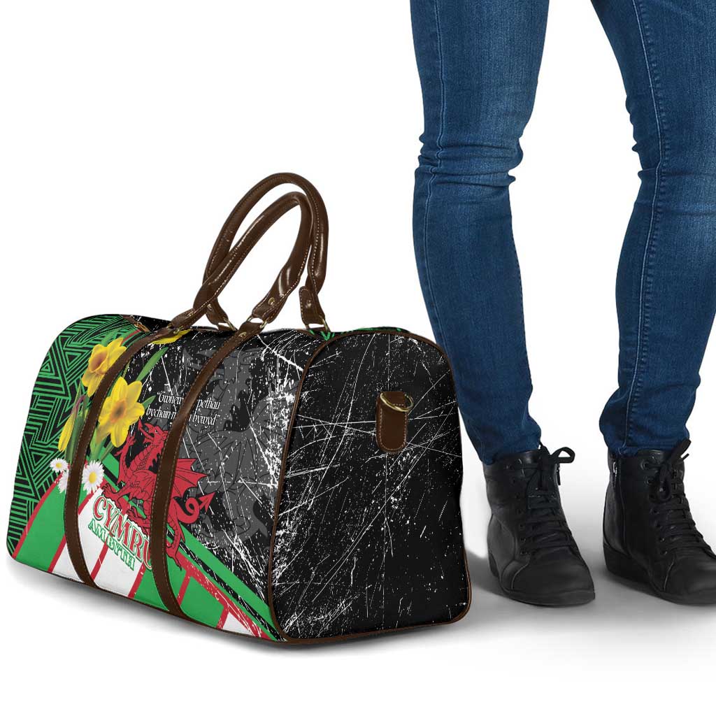 Wales Saint David's Day Travel Bag Cymru Am Byth Welsh Dragon - Wonder Print Shop
