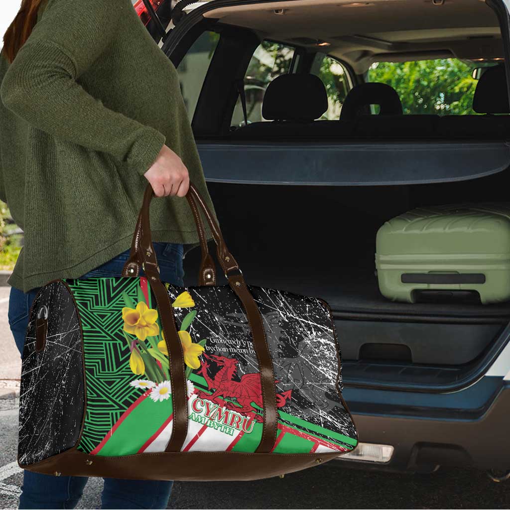 Wales Saint David's Day Travel Bag Cymru Am Byth Welsh Dragon - Wonder Print Shop