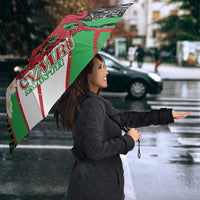 Wales Saint David's Day Umbrella Cymru Am Byth Welsh Dragon - Wonder Print Shop