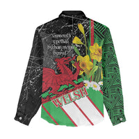Wales Saint David's Day Women Casual Shirt Cymru Am Byth Welsh Dragon - Wonder Print Shop