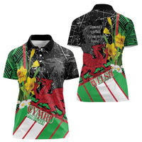 Wales Saint David's Day Women Polo Shirt Cymru Am Byth Welsh Dragon - Wonder Print Shop