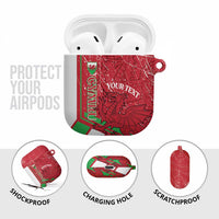 Wales Football Custom AirPods Case 2026 Come On Cymru Grunge Style - Wonder Print Shop