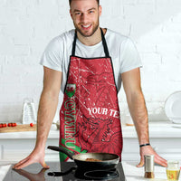 Wales Football Custom Apron 2026 Come On Cymru Grunge Style - Wonder Print Shop
