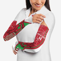 Wales Football Custom Arm Sleeves 2026 Come On Cymru Grunge Style - Wonder Print Shop