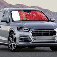 Wales Football Custom Auto Sun Shade 2026 Come On Cymru Grunge Style - Wonder Print Shop