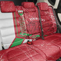 Wales Football Custom Back Car Seat Cover 2026 Come On Cymru Grunge Style - Wonder Print Shop