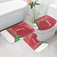 Wales Football Custom Bathroom Set 2026 Come On Cymru Grunge Style - Wonder Print Shop