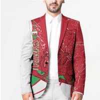 Wales Football Custom Blazer 2026 Come On Cymru Grunge Style - Wonder Print Shop
