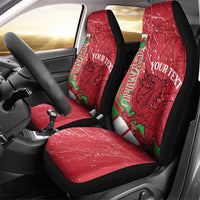 Wales Football Custom Car Seat Cover 2026 Come On Cymru Grunge Style - Wonder Print Shop