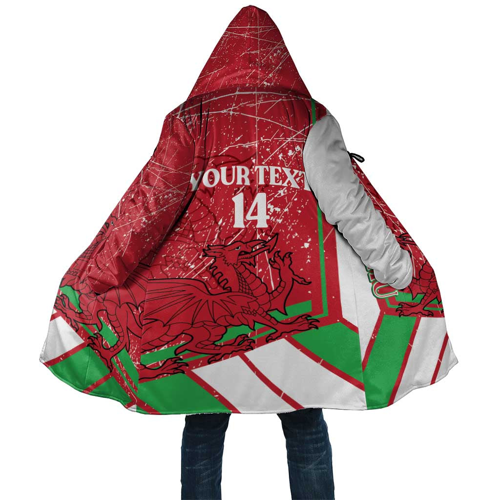 Wales Football Custom Cloak 2026 Come On Cymru Grunge Style - Wonder Print Shop