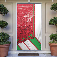 Wales Football Custom Door Cover 2026 Come On Cymru Grunge Style - Wonder Print Shop