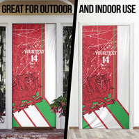 Wales Football Custom Door Cover 2026 Come On Cymru Grunge Style - Wonder Print Shop