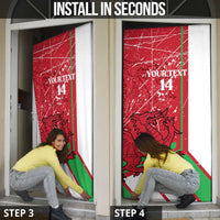 Wales Football Custom Door Cover 2026 Come On Cymru Grunge Style - Wonder Print Shop