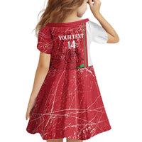 Wales Football Custom Family Matching Puletasi and Hawaiian Shirt 2026 Come On Cymru Grunge Style - Wonder Print Shop