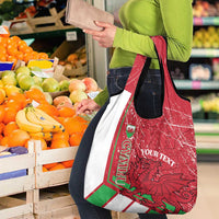 Wales Football Custom Grocery Bag 2026 Come On Cymru Grunge Style - Wonder Print Shop