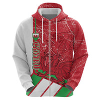Wales Football Custom Hoodie 2026 Come On Cymru Grunge Style - Wonder Print Shop