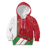Wales Football Custom Kid Hoodie 2026 Come On Cymru Grunge Style - Wonder Print Shop