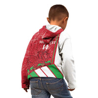 Wales Football Custom Kid Hoodie 2026 Come On Cymru Grunge Style - Wonder Print Shop