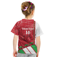 Wales Football Custom Kid T Shirt 2026 Come On Cymru Grunge Style - Wonder Print Shop