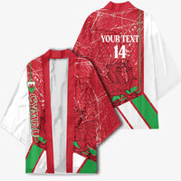 Wales Football Custom Kimono 2026 Come On Cymru Grunge Style - Wonder Print Shop
