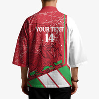 Wales Football Custom Kimono 2026 Come On Cymru Grunge Style - Wonder Print Shop