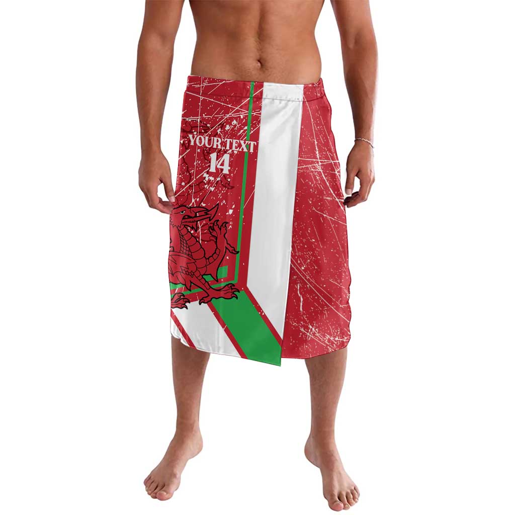Wales Football Custom Lavalava 2026 Come On Cymru Grunge Style - Wonder Print Shop