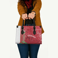 Wales Football Custom Leather Bag 2026 Come On Cymru Grunge Style - Wonder Print Shop