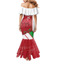 Wales Football Custom Mermaid Dress 2026 Come On Cymru Grunge Style - Wonder Print Shop