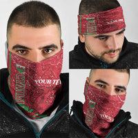 Wales Football Custom Neck Gaiter 2026 Come On Cymru Grunge Style - Wonder Print Shop