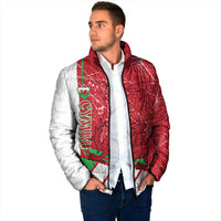 Wales Football Custom Padded Jacket 2026 Come On Cymru Grunge Style - Wonder Print Shop