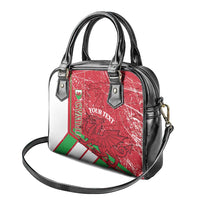 Wales Football Custom Shoulder Handbag 2026 Come On Cymru Grunge Style - Wonder Print Shop