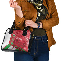 Wales Football Custom Shoulder Handbag 2026 Come On Cymru Grunge Style - Wonder Print Shop