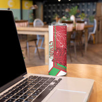 Wales Football Custom Skinny Tumbler 2026 Come On Cymru Grunge Style - Wonder Print Shop