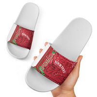 Wales Football Custom Slide Sandals 2026 Come On Cymru Grunge Style - Wonder Print Shop
