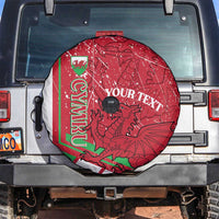 Wales Football Custom Spare Tire Cover 2026 Come On Cymru Grunge Style - Wonder Print Shop