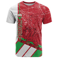 Wales Football Custom T Shirt 2026 Come On Cymru Grunge Style - Wonder Print Shop