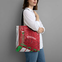Wales Football Custom Tote Bag 2026 Come On Cymru Grunge Style - Wonder Print Shop