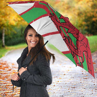 Wales Football Custom Umbrella 2026 Come On Cymru Grunge Style - Wonder Print Shop