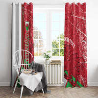 Wales Football Custom Window Curtain 2026 Come On Cymru Grunge Style - Wonder Print Shop
