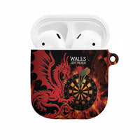 Wales Darts AirPods Case Cymru Dragon Gem Ymlaen Flaming Vibes - Wonder Print Shop