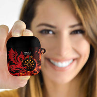 Wales Darts AirPods Case Cymru Dragon Gem Ymlaen Flaming Vibes - Wonder Print Shop
