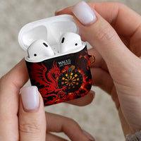 Wales Darts AirPods Case Cymru Dragon Gem Ymlaen Flaming Vibes - Wonder Print Shop