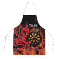 Wales Darts Apron Cymru Dragon Gem Ymlaen Flaming Vibes - Wonder Print Shop