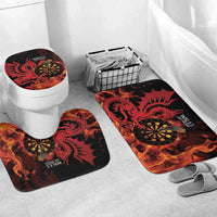 Wales Darts Bathroom Set Cymru Dragon Gem Ymlaen Flaming Vibes - Wonder Print Shop