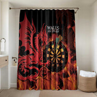 Wales Darts Bathroom Set Cymru Dragon Gem Ymlaen Flaming Vibes - Wonder Print Shop