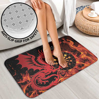 Wales Darts Bathroom Set Cymru Dragon Gem Ymlaen Flaming Vibes - Wonder Print Shop